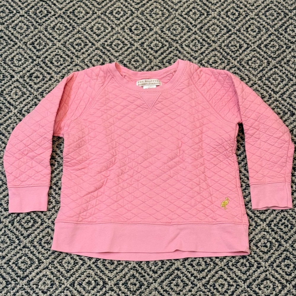 🎉 EUC 🎉 TBBC 4T Quilted Pink Sweatshirt
